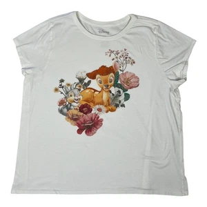 Vintage Disney Bambi T-Shirt Women's Size 2XL Thumper Flowers - Picture 1 of 7