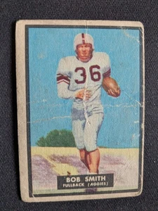1951 Topps Magic Football Card # 42 Bob Smith - Texas A&M Aggies (GD) - Picture 1 of 3