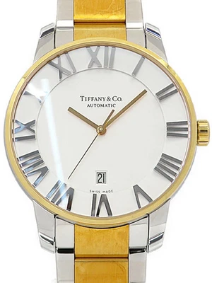 Reloj TIFFANY Atlas Dome Automático Z1810.68.15A21A00A Blanco Hombre Usado #101021 Foto 1 de 4