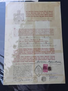 Antique Manuscripts Imperial Order Of Constantine-Army Italy 1947 Baron - Picture 1 of 7