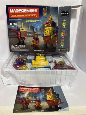 Magformers Walking Robot Set Hi-Tech/ Untested/Read - Image 1 of 4