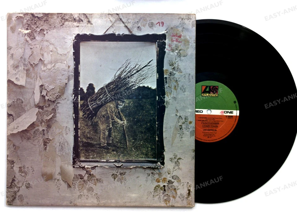 Led Zeppelin IV UK LP 1971 FOC Rare Label No Symbols No Country A2/B2 Allen ´* - Bild 1 von 1