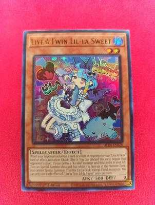 ALIN-EN028 Live Twin Lil-la Sweet Ultra Rare Yu-Gi-Oh Card 1st Edition New - Image 1 of 2