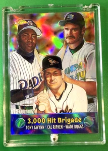 2000 Topps Chrome REFRACTOR 3000 Hit Brigade Tony Gwynn Cal Ripken Boggs #TC10! - Bild 1 von 7