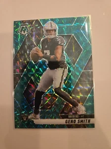 2025 Panini Mosaic Geno Smith Green Mosaic Prizm #101 Las Vegas Raiders  - Bild 1 von 2