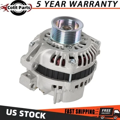 Alternator For Honda CR-V 2.4L 2002-2006 Acura RSX 2.0L 90Amp 7-Groove 13966 - Изображение 1 из 4