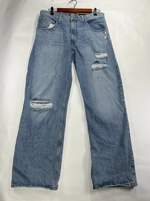 LEVIS SilverTab ‘94 Baggy Jeans Men's Size 30x31 Straight Leg Y2K Distressed - Image 1 of 4