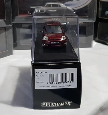 MINICHAMPS 1/43 FORD FIESTA  2002  RED METALLIC - Immagine 1 di 4