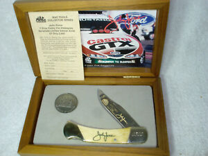MAC TOOLS LIMITED EDITION "JOHN FORCE" KNIFE/ COIN /  WOOD CASE # 0502 of 2000