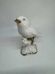 Vintage Erphila Pottery White Bird With Gold Accents Germany Decor - Picture 1 of 4