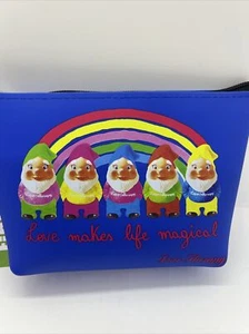 bista troangolare tinta unita Love Therapy pochette porta Oggetti borsa 23x16 - Imagen 1 de 5