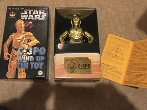 C-3PO Aufzieh Blechspielzeug Blechzeit Sammlung Star Wars 1997 Osaka Blechspielzeug Japan - Bild 1 von 12