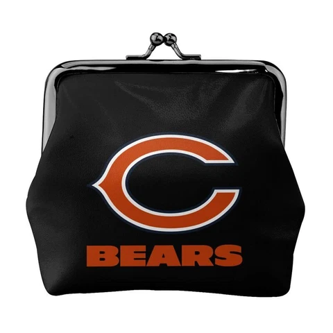 Chicago Bears Leather Coin Purse Change Purse Coin Bag Ladies Mini Wallet Cover