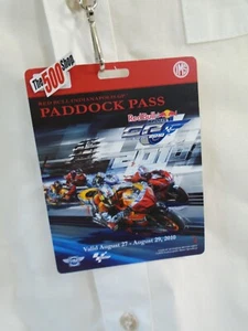 2010 Red Bull Indianapolis MotoGP Paddock Pass Hard Card & Lanyard Dani Pedrosa - Picture 1 of 7