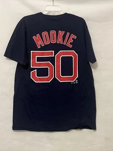 Majestic Mookie Betts 2018 World Series Champions Boston Red Sox T-Shirt #50 XL - Picture 1 of 4