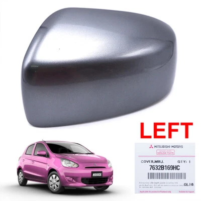 Lh Door Side Rear View Mirror Cover Fits Mitsubishi Mirage Attrage 2012 2018 Foto 1 de 4
