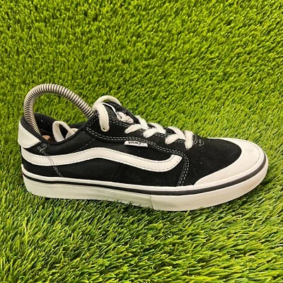 Vans Old Skool Boys Size 6 Black White Athletic Walking Shoes Sneakers - Image 1 of 4