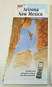 VINTAGE Straßenkarte Arizona & New Mexico AAA STATE SERIE 2011 makellos + GRATIS '99 - Bild 1 von 12
