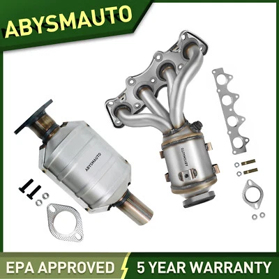 Пара передних и задних каталитических конвертеров 1,6 л для 2012–2017 Hyundai Accent EPA - Изображение 1 из 4