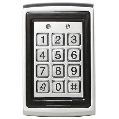 Metal Case Shell RFID EM ID 125Khz Access Control Machine W/ Keypad Back Light - Image 1 of 4