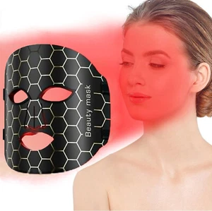 Red Light Therapy Face LED Face Mask Light Therapy Mask for All Facial Skin Care - Picture 1 of 11