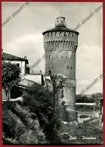 LODI CITTÀ 84 Cartolina viaggiata 1953 REAL PHOTO - Foto 1 di 2