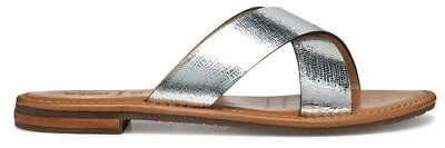 Sandali GEOX "Sozy" D55LXH ciabatte laminato argento  - Immagine 1 di 4