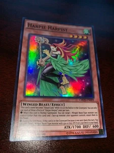 YUGIOH! HARPIE HARPIST - SUPER RARE 1ST EDITION CROS-EN099 NM+ - Picture 1 of 1