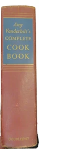 Vintage 1961 1st Edition Amy Vanderbilt's Complete Cookbook w. drawings Warhol - Imagen 1 de 21