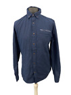 Levi's Men's Denim Shirt Size M Blue Button-Down Collar Long Sleeve Casual 1A329