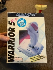 QuickShot #QS-123E Warrior 5 Vintage IBM PC 15-pin Game Port Joystick Controller - Picture 1 of 11