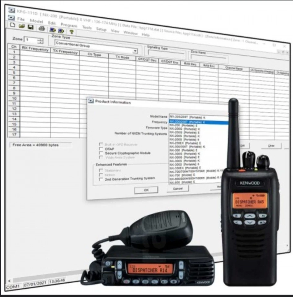 Programming Service for Kenwood NX-000 Series Radio’s.  - Image 1 of 1