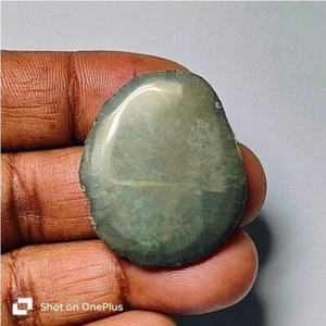 Pyrit Scheibenstein Natur Gold Pyrit Cabochon lose Edelstein 95 Kt. ME-9930 - Bild 1 von 4