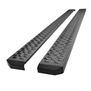 Westin Grate Steps Running Boards Textured Black Fits Chevrolet GMC Ford - Picture 1 of 13
