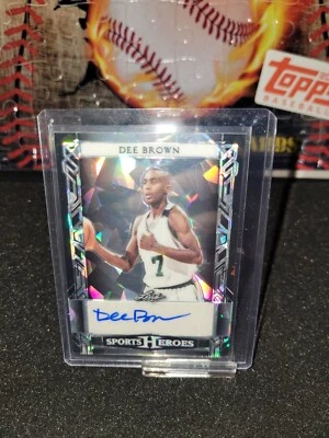 2024 leaf sports heros dee brown ba-db1 #12/39 Cracked Ice  - Image 1 of 2