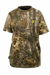 Scent Blocker Youth Fused Cotton S/S Short Sleeve T-Shirt Realtree Xtra (CSTY) - Picture 1 of 2