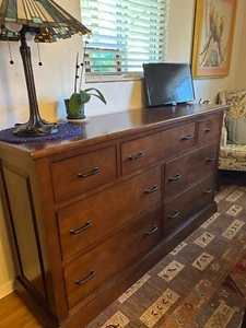 Dresser with 7 large deep drawers.   - Picture 1 of 4