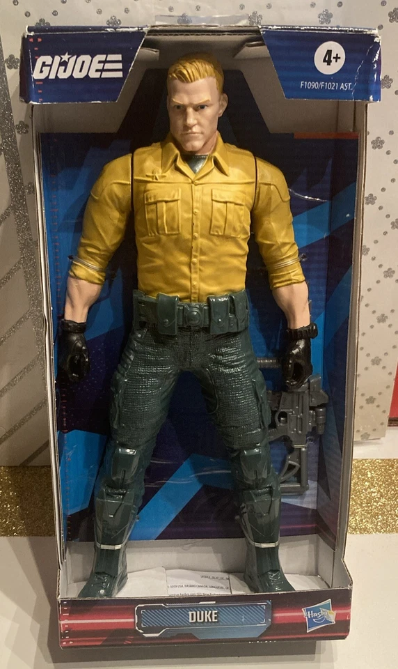 G.I. Joe Duke Action Figure Squad Leader 9.5" Hasbro Box