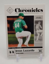 JESUS LUZARDO ROOKIE 2020 Panini Chronicles Oakland A's Athletics Baseball Card