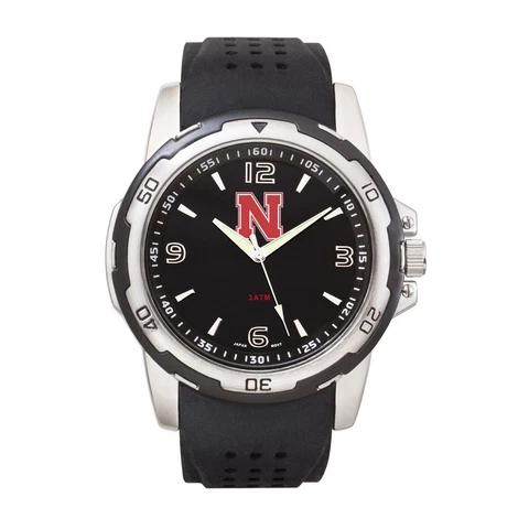 Univ Of Nebrasks Color Stealth Men's Sport Watch Cover