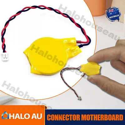 CR2032 Laptop CMOS BIOS Battery 3V - Select Molex or JST (2 Pin) Connector Type - image 1 of 4