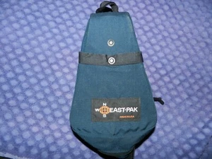 Vintage Bicycle Seat Bag Eastpak 80s 90s - Blue, Rear Reflector - Excellent Cond - Picture 1 of 7