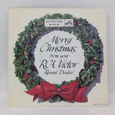 Merry Christmas From Your RCA Victor Record Dealer 1958 45 rpm EP Record Promo - Image 1 of 4
