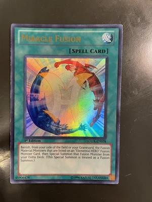 Miracle Fusion LCGX-EN078 Legendary Collection 2 1st Edition Ultra Rare LP - Image 1 of 2