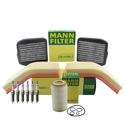 Kit de servicio de filtro de filtro Mann para Mercedes-Benz E350 Foto 1 de 2