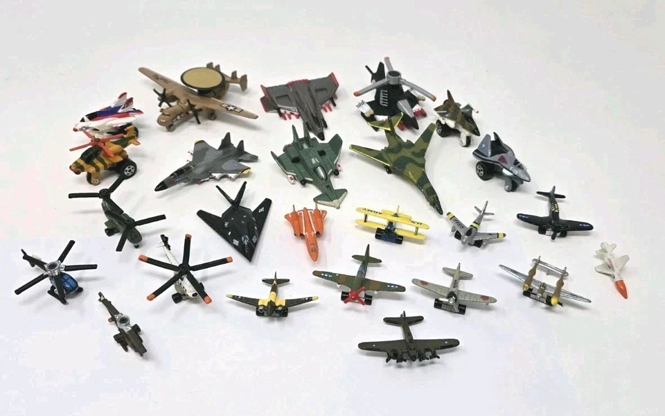 Lot Of 50 Micro Machines Military Aircraft, Planes Helicopters - Image 1 of 4