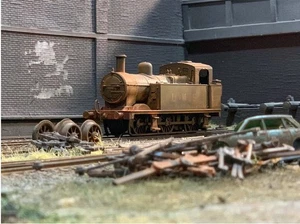 OO gauge locomotive: Scrapyard LMS Jinty, heavily rusted. Ref F4 - Picture 1 of 3