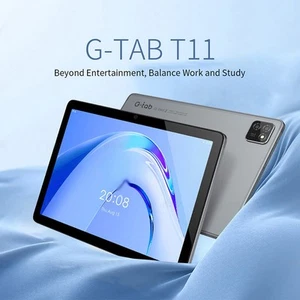 G-tab T11 Android 14 Tablet 10.1 Inch 1280&800 IPS Screen Unisoc T606 8 Core Max - Picture 1 of 11