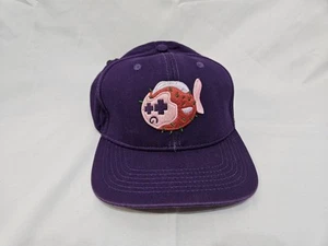 Pink Dolphin Hat Purple Blowfish Logo Adjustable Cap - Picture 1 of 8