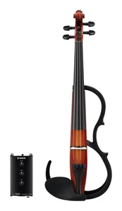 Yamaha Silent Violin Brown SV 250 New - Picture 1 of 3